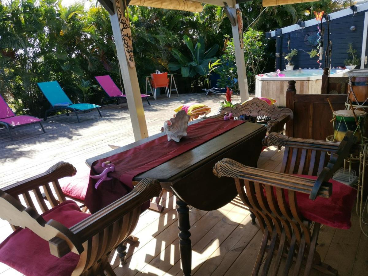 Bungalow La Perle - Jacuzzi - Piscine Saint-Francois  Buitenkant foto