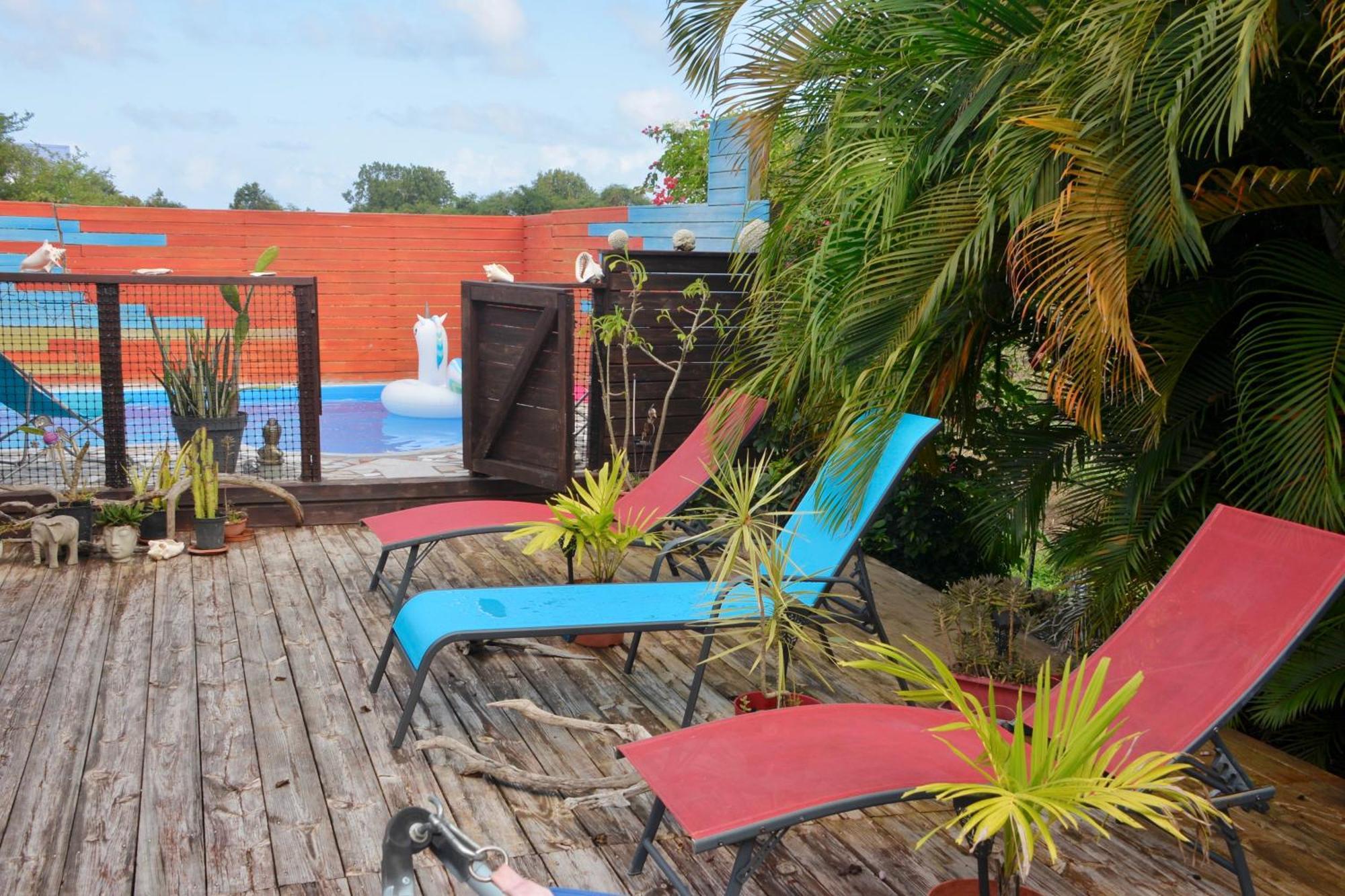 Bungalow La Perle - Jacuzzi - Piscine Saint-Francois  Buitenkant foto
